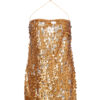 Sand Dress â€“ Sculptural Sequin Mini Dress