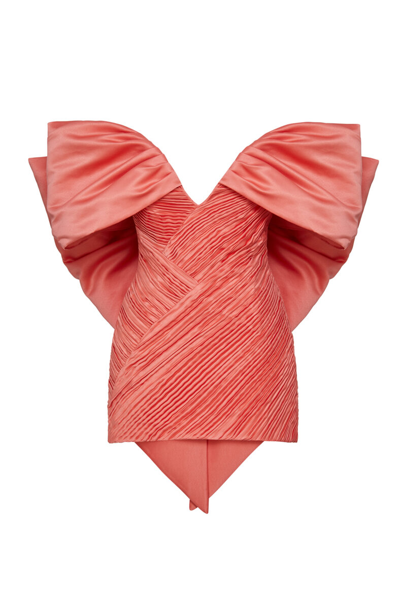 Chelsea Dress – Sculptural Matte Satin Mini Dress