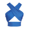 Tanya Top â€“ Crossover Halter Top with Cut-Out Detail
