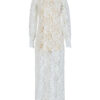 Holly Dress – Elegant White Lace Long-Sleeve Maxi Dress