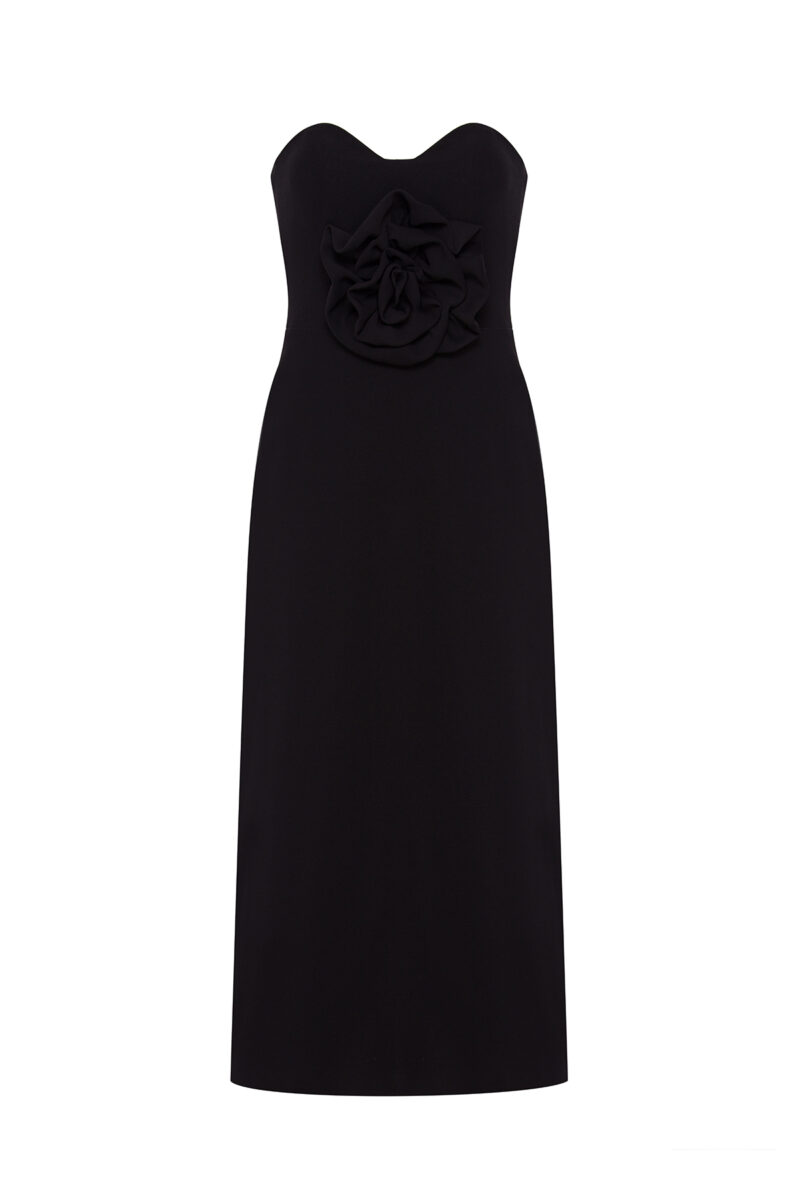 Dara Crepe Midi-Dress
