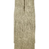 Strapless Gold Fringe Midi Dress