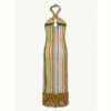 Tulsa Stripe Fringe Maxi Dress