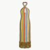 Tulsa Stripe Fringe Maxi Dress