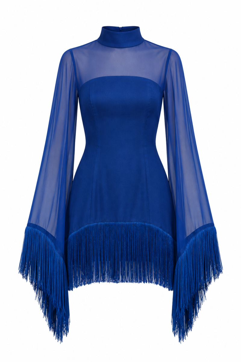 Mavida Fringe Mini Dress