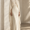 Zoe Chiffon Cape Dress Front