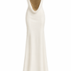 Aurore Viscose Crepe Chain-Drape Maxi Dress by Nana Gotti with gold-tone chain detailing